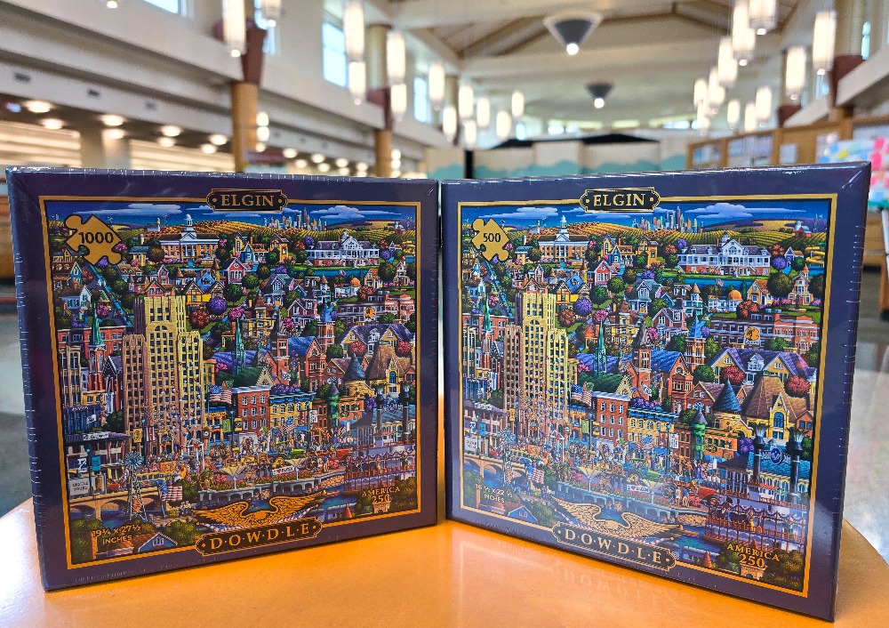 Photo of the Elgin puzzle boxes next to each other